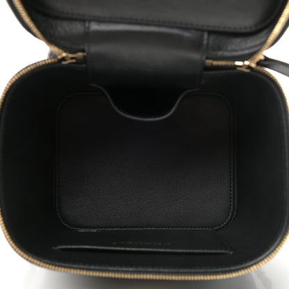 Chanel Caviar Quilted Small Top Handle Vanity Case With Chain Black 5 of 10