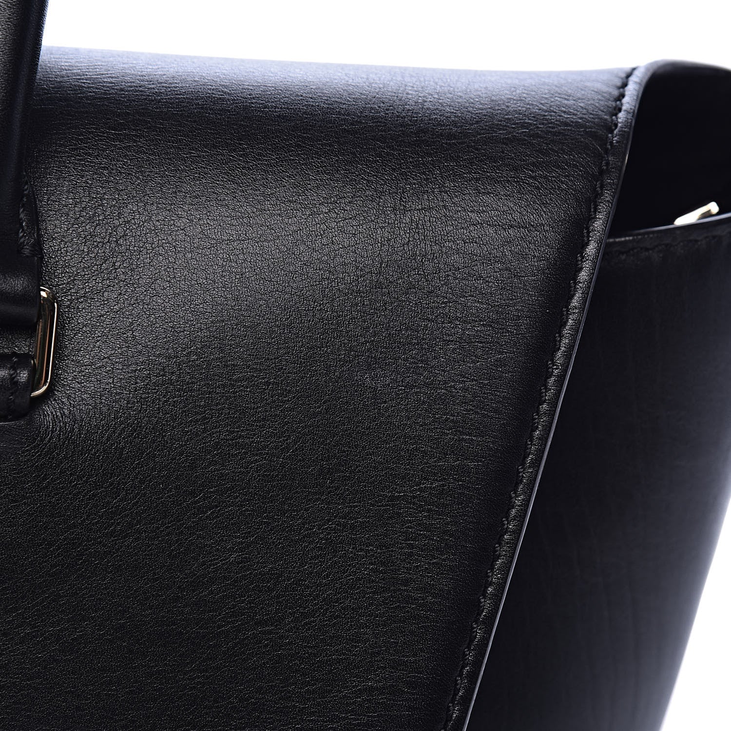 Valentino Garavani Calfskin Rockstud Medium Demilune Double Handle Satchel Black 11 of 23