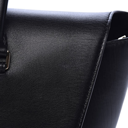 Valentino Garavani Calfskin Rockstud Medium Demilune Double Handle Satchel Black 11 of 23