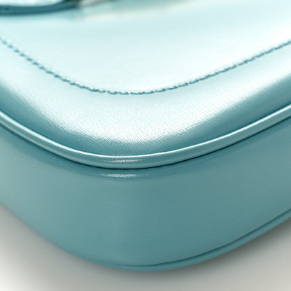 Gucci Boarded Dyana Lux Calfskin Mini Jackie 1961 Hobo Dusty Azure 9 of 9