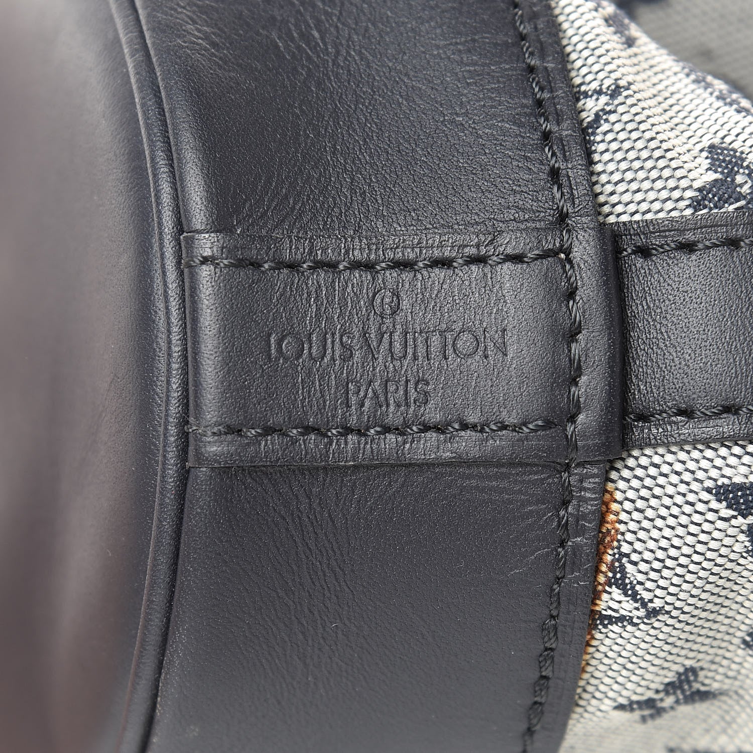 Louis Vuitton Mini Monogram Noelie Blue 7 of 17