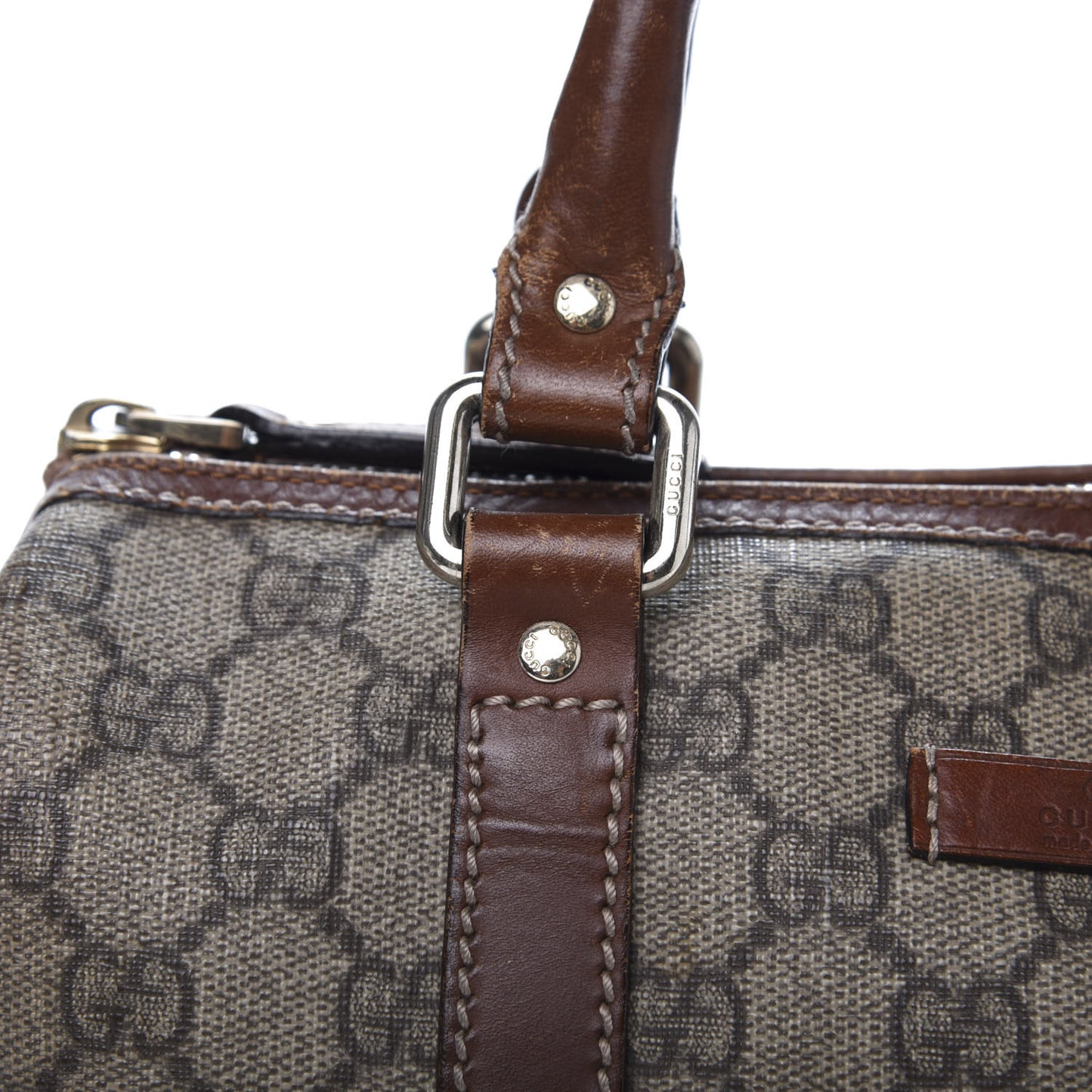 GG Plus Monogram Small Joy Boston Brown