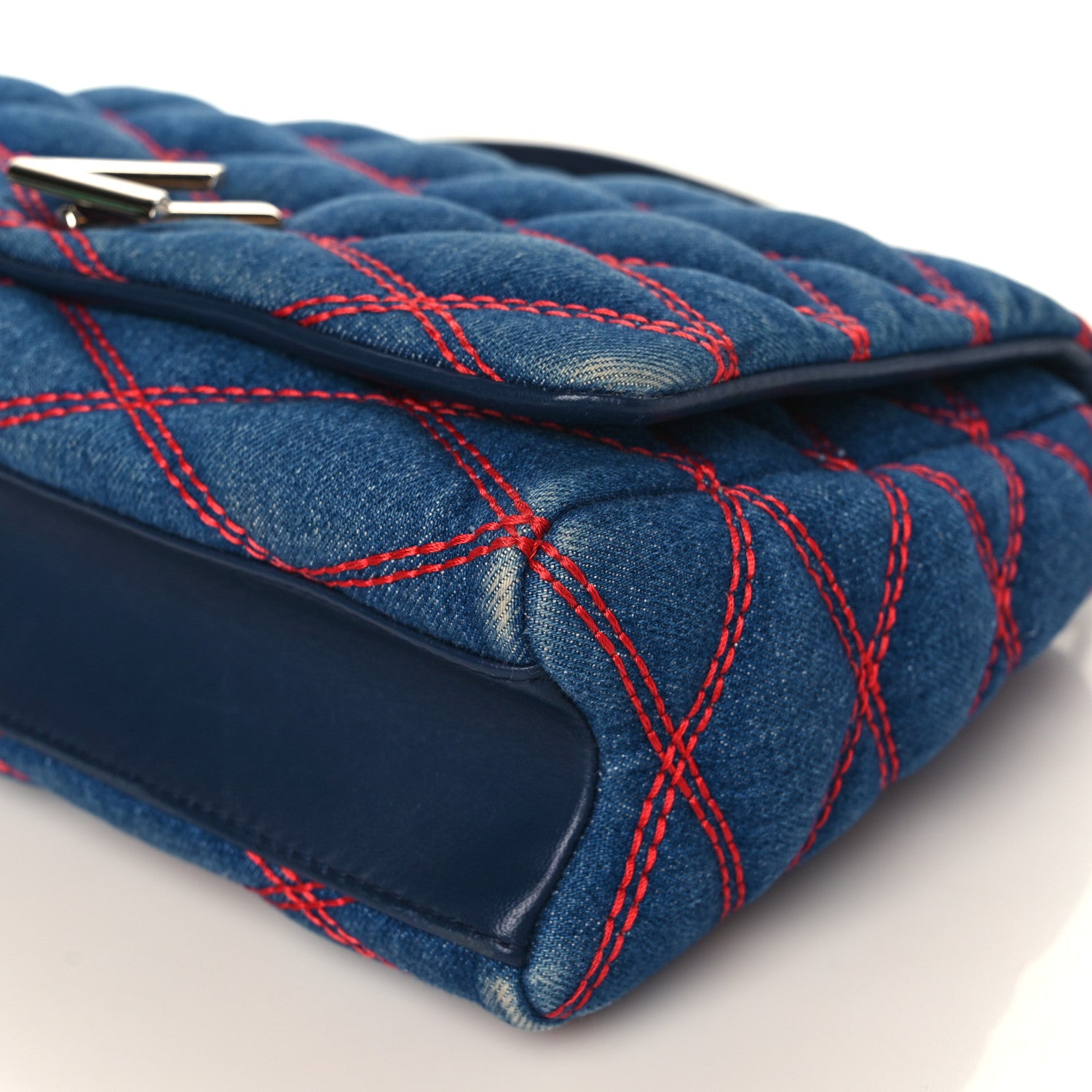 Louis Vuitton Denim Malletage GO-14 MM Denim Dark 8 of 9