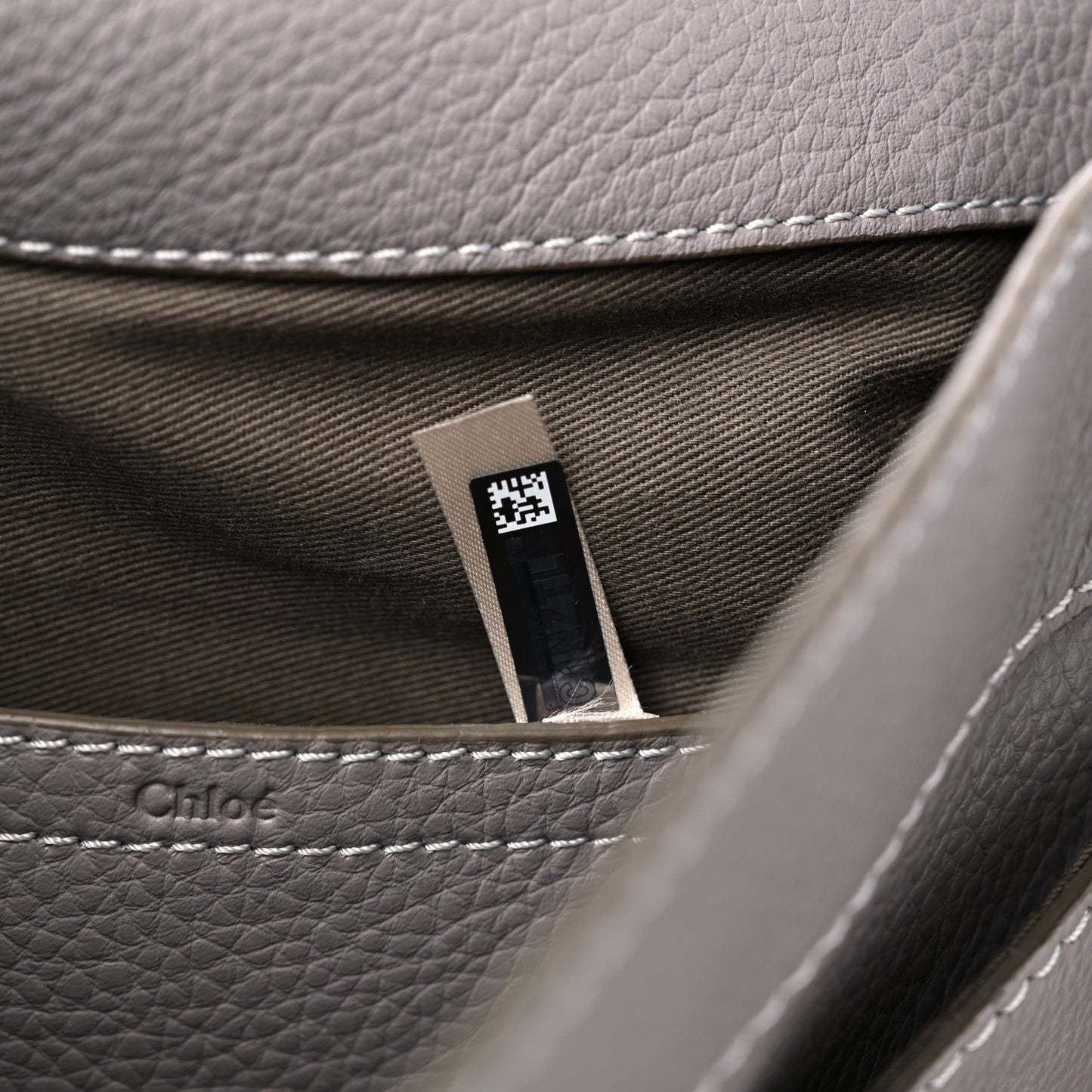 Calfskin Medium Marcie Round Crossbody Bag Cashmere Grey