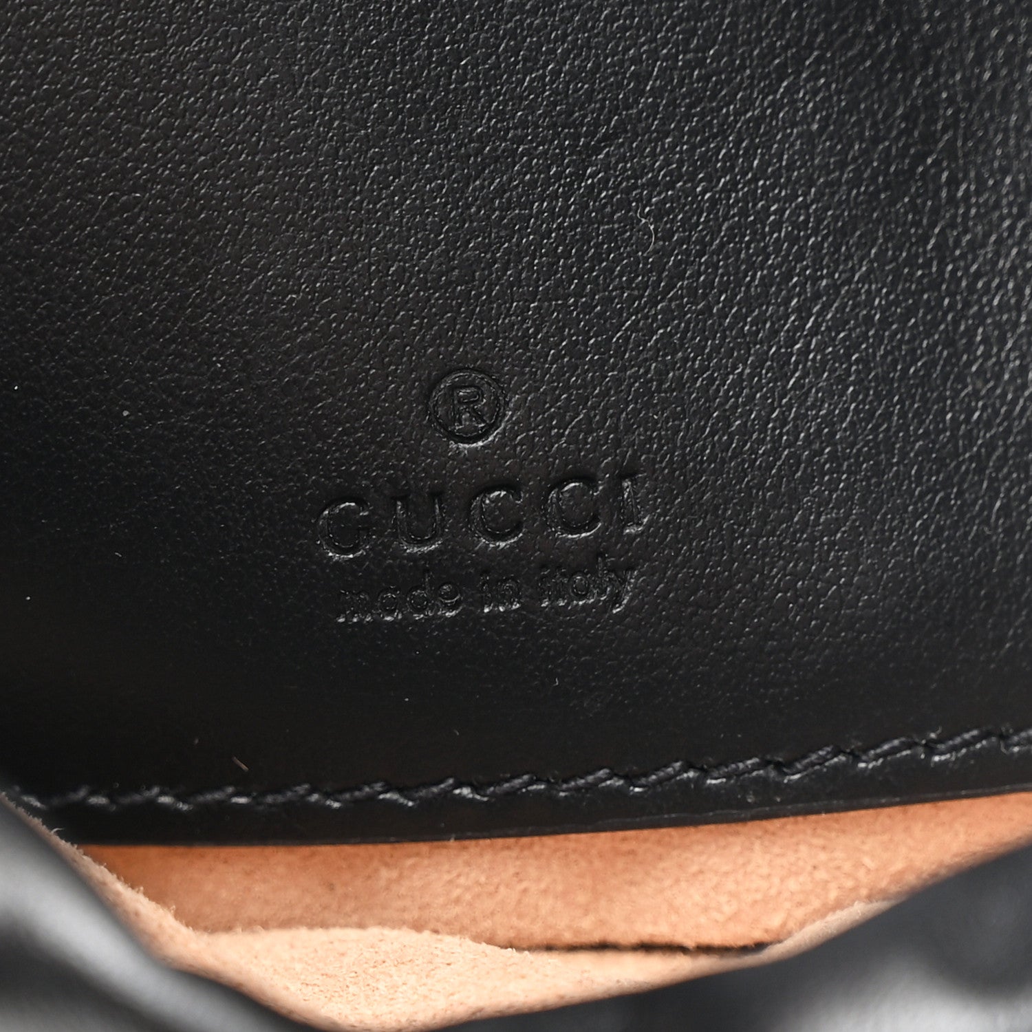 Gucci Calfskin Matelasse Mini GG Marmont 2.0 Bucket Bag Black 6 of 11