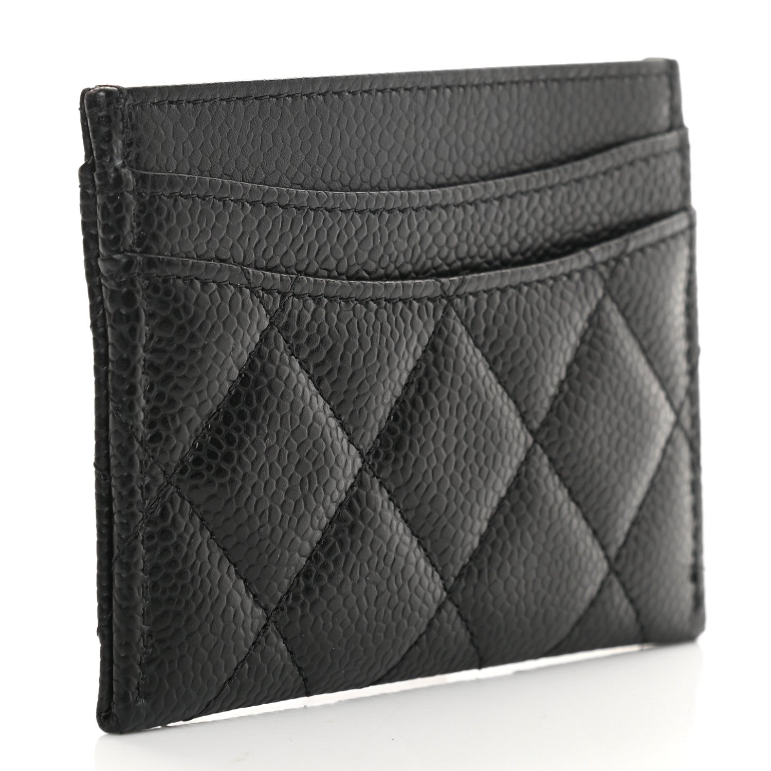 Chanel Caviar Quilted Card Holder Black 3 of 10