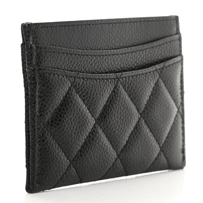 Chanel Caviar Quilted Card Holder Black 3 of 10