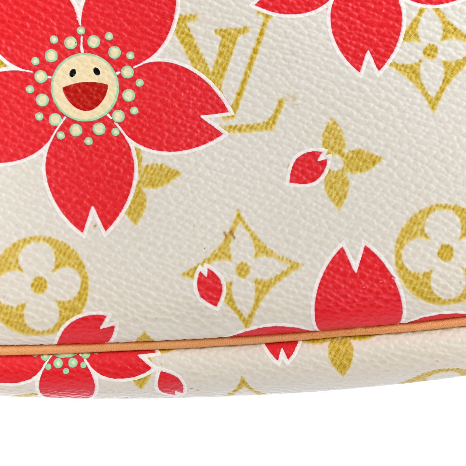 Louis Vuitton Monogram Cherry Blossom Pochette Accessories Red 11 of 12