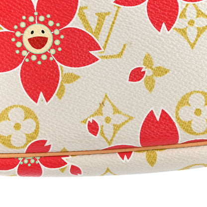 Louis Vuitton Monogram Cherry Blossom Pochette Accessories Red 11 of 12