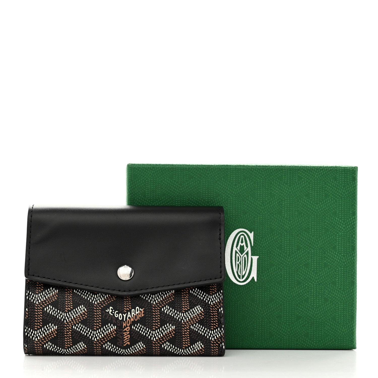 Goyard Goyardine Saint-Gabriel Compact Wallet Black 7 of 7