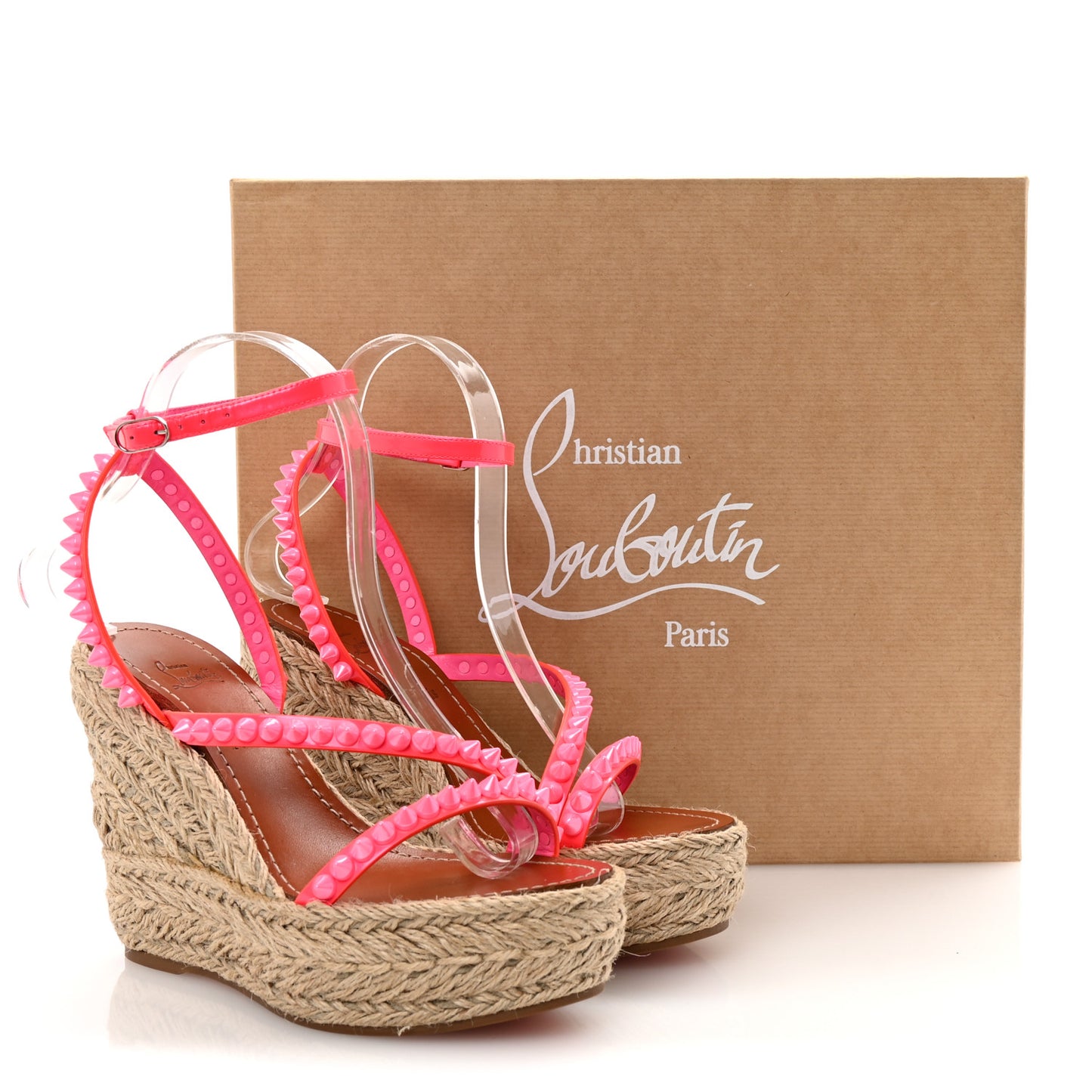 Patent Mafaldina 120 Wedge Sandals 36 Pink