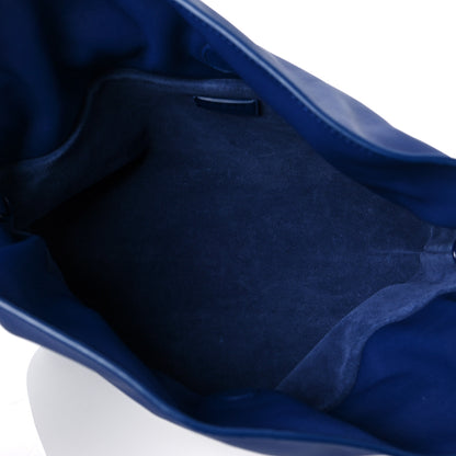 Loewe Satin Calfskin Monochrome Flamenco Knot Clutch Deep Purple Glaze 4 of 7