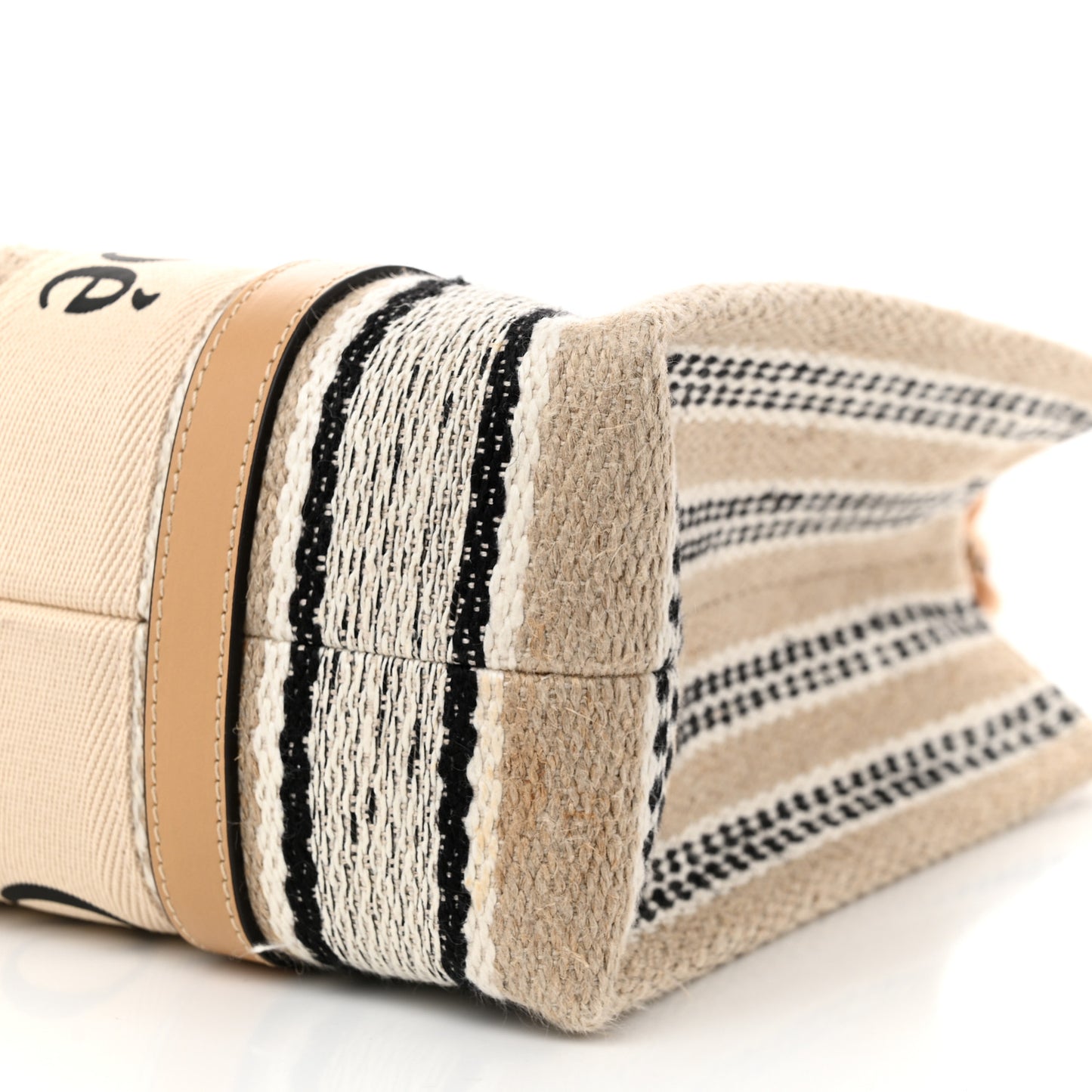 Knit Medium Woody Ribbon Tote Multicolor