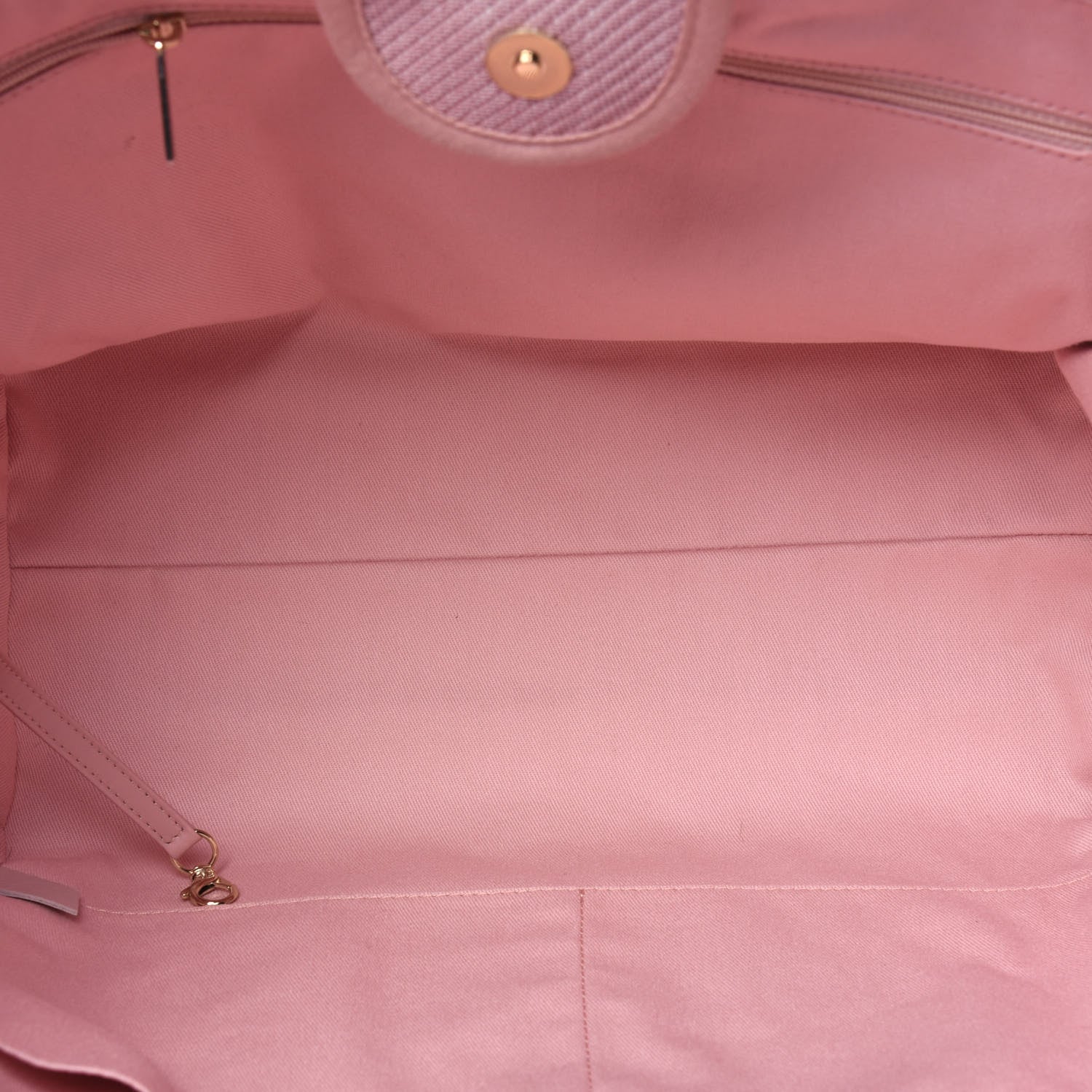 Chanel Mixed Fibers Calfskin Medium Deauville Tote Rose Pink 5 of 23
