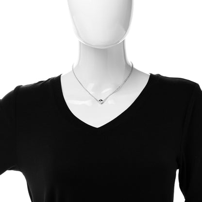 Tiffany Sterling Silver Barrel Bead Station Necklace 2 of 5