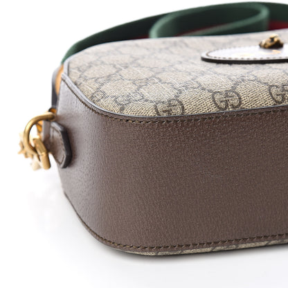 Gucci GG Supreme Monogram Web Neo Vintage Shoulder Bag Beige New Acero Crop 8 of 10