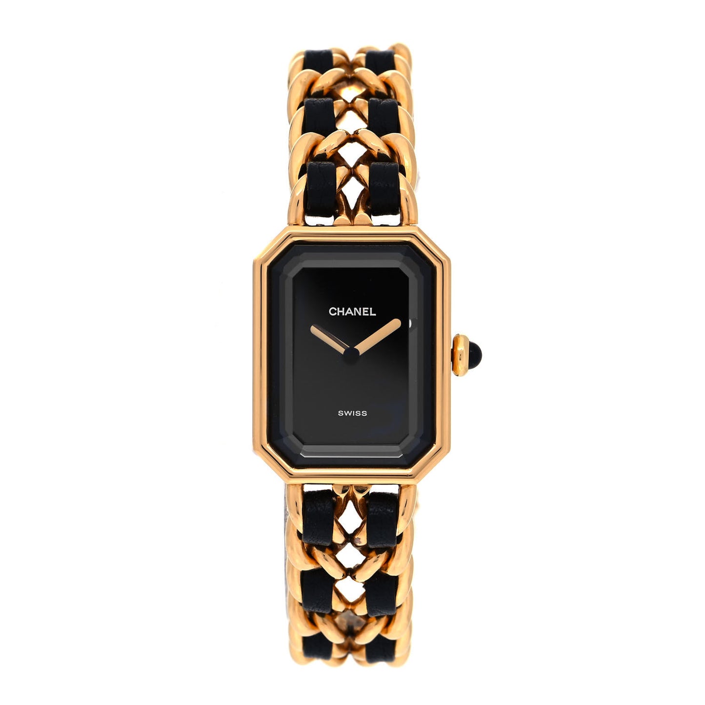 Stainless Steel Lambskin 20mm Chain Premiere Quartz Watch Gold L