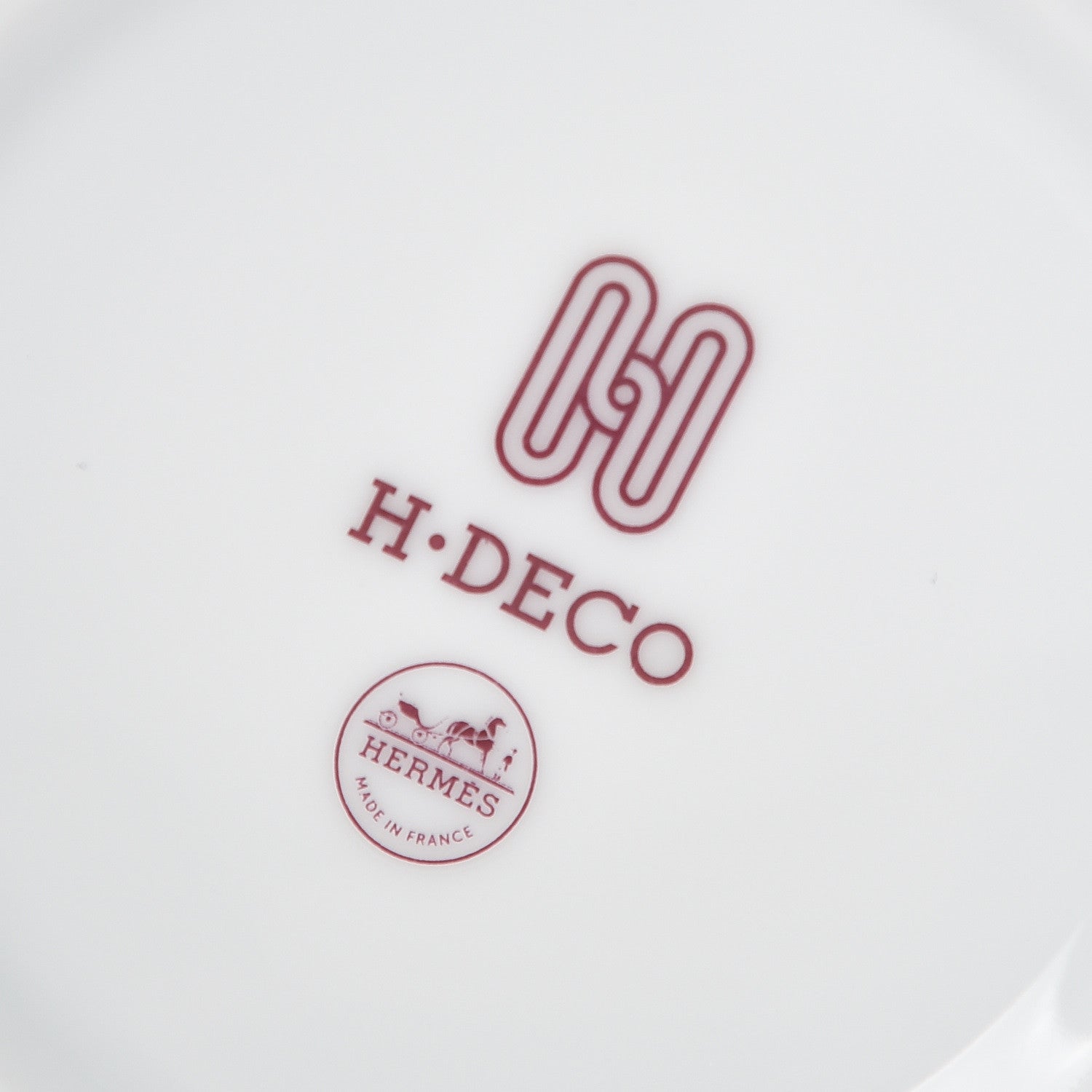 Hermes Porcelain H Deco Mug Rouge 5 of 7