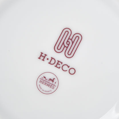 Hermes Porcelain H Deco Mug Rouge 5 of 7