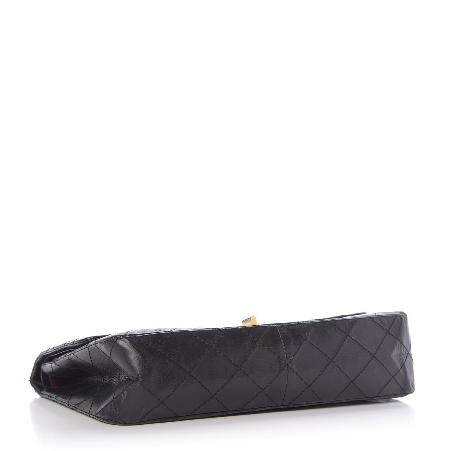 Aged Calfskin Quilted 50th Anniversary 2.55 Reissue 227 Flap Black