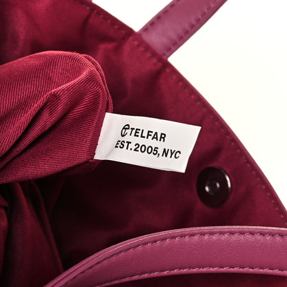 Telfar Vegan Leather Medium Shopping Bag Corned Beef 7 of 11