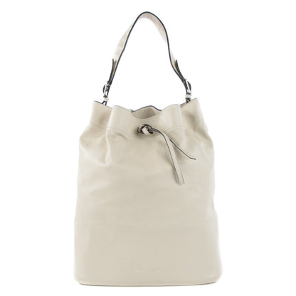 Celine Smooth Calfskin Seau Drawstring Tote White 1 of 13