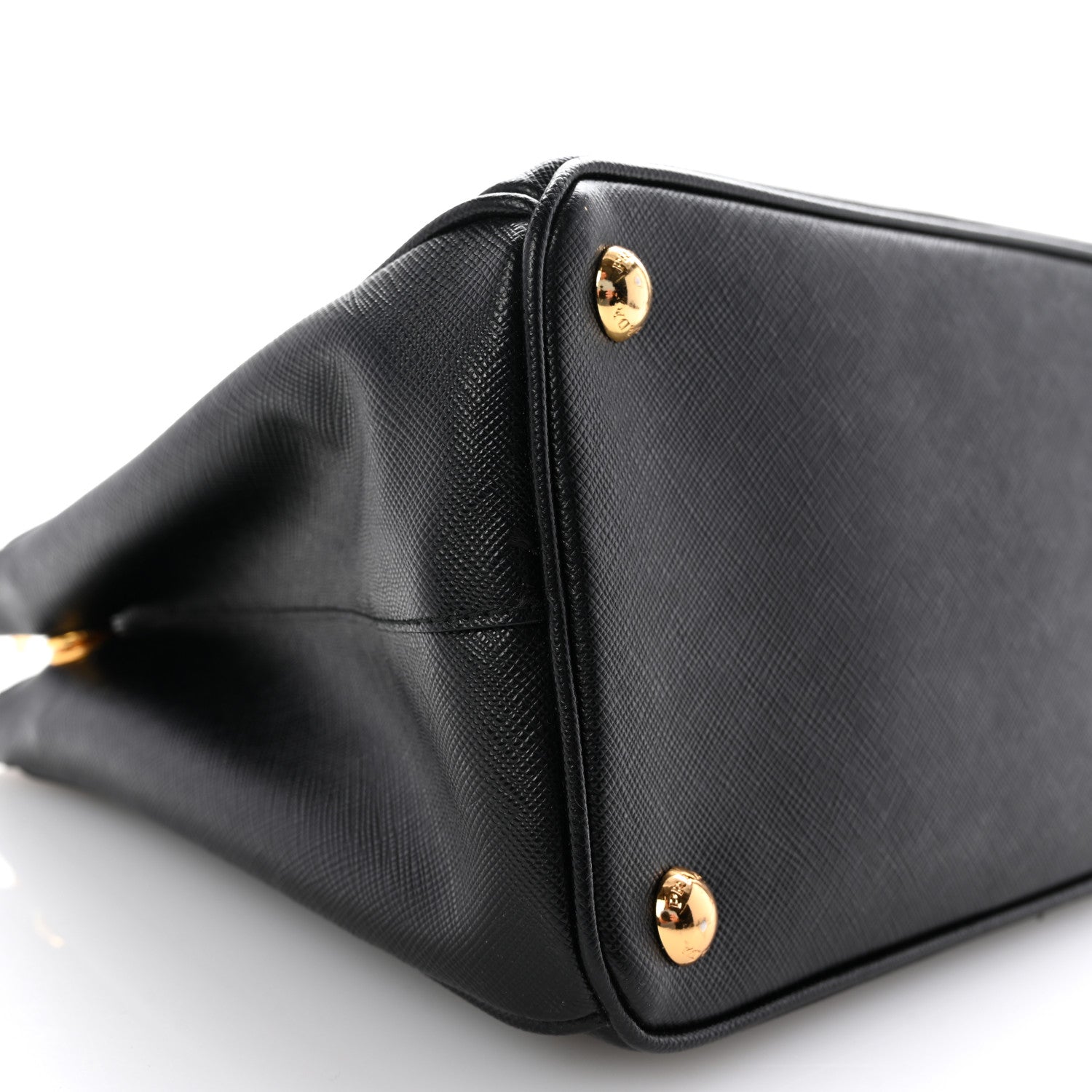 Prada Saffiano Small Galleria Double Zip Tote Black 8 of 9