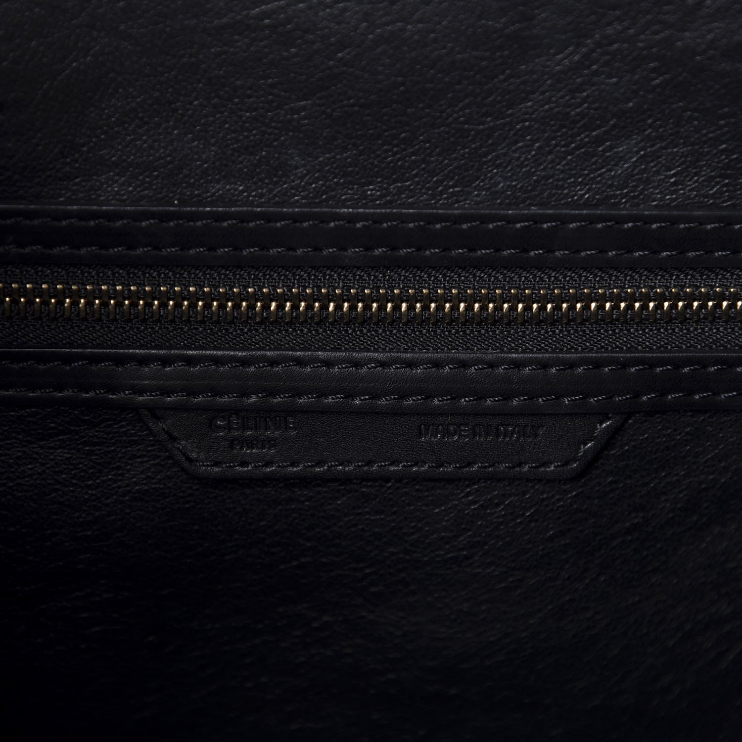 Celine Pony Hair Mini Tri-Color Luggage Royal Blue 9 of 13