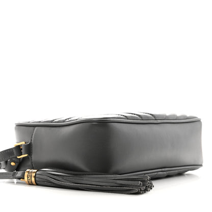 Saint Laurent Calfskin Matelasse Monogram Lou Camera Bag Storm 9 of 10