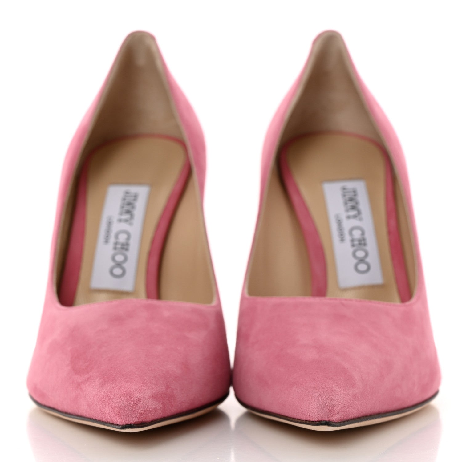 Jimmy Choo Suede Love 100 Pump 35.5 Candy Pink 2 of 10
