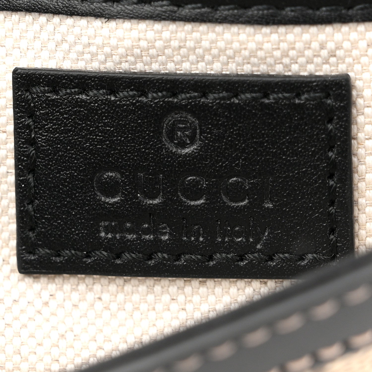 Gucci GG Supreme Monogram Horsebit 1955 Soft Small Shoulder Bag Beige Black 6 of 10