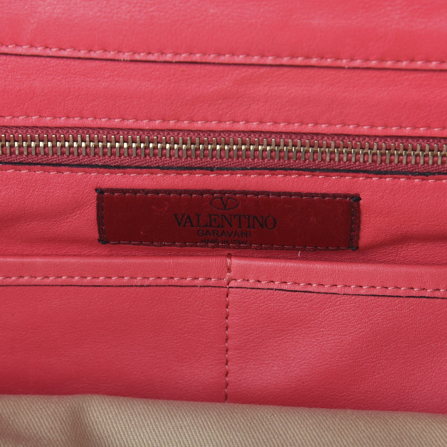Vitello Medium Rockstud Tote Deep Rose