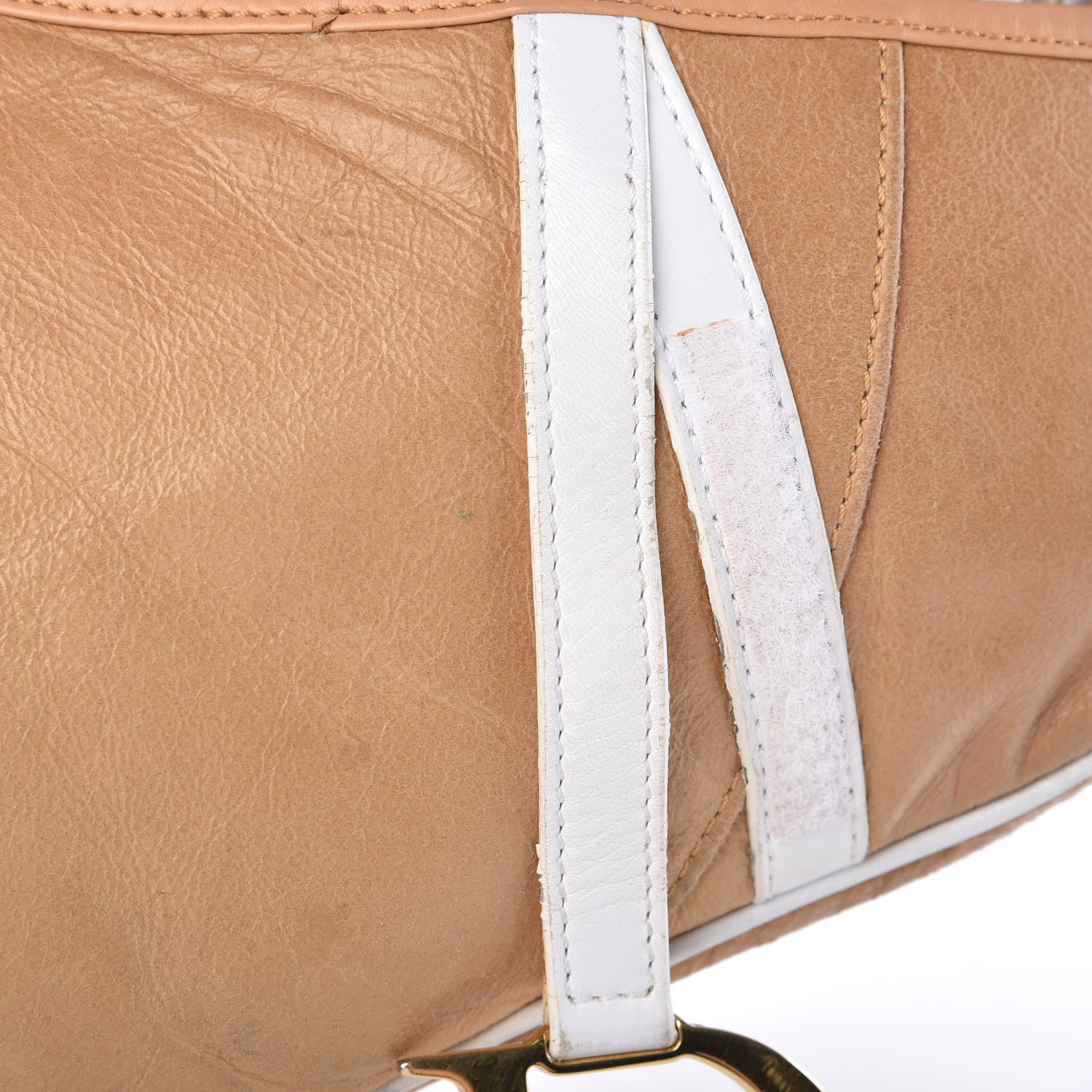 Christian Dior Calfskin Saddle Bag Brown 14 of 52