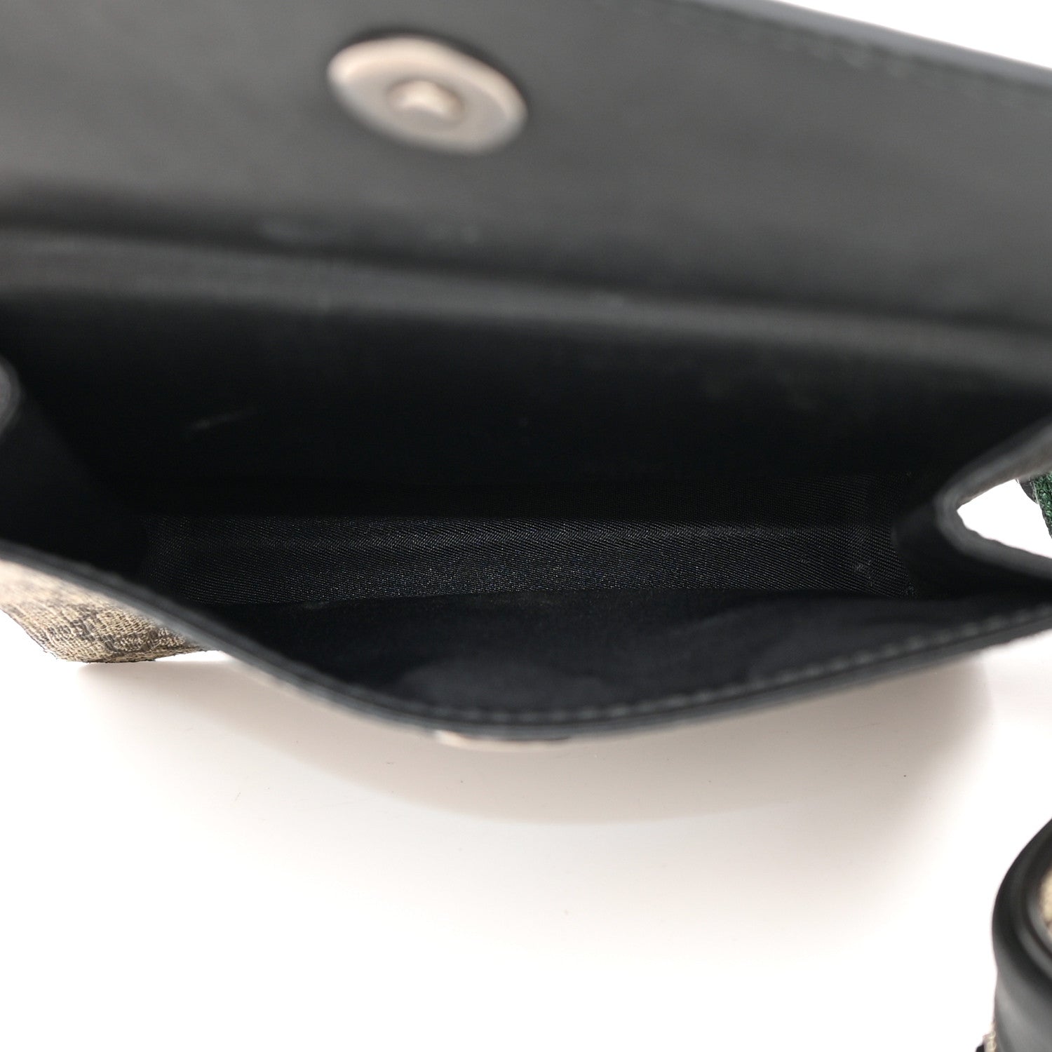 Gucci GG Supreme Monogram Web Belt Bag Black 7 of 18