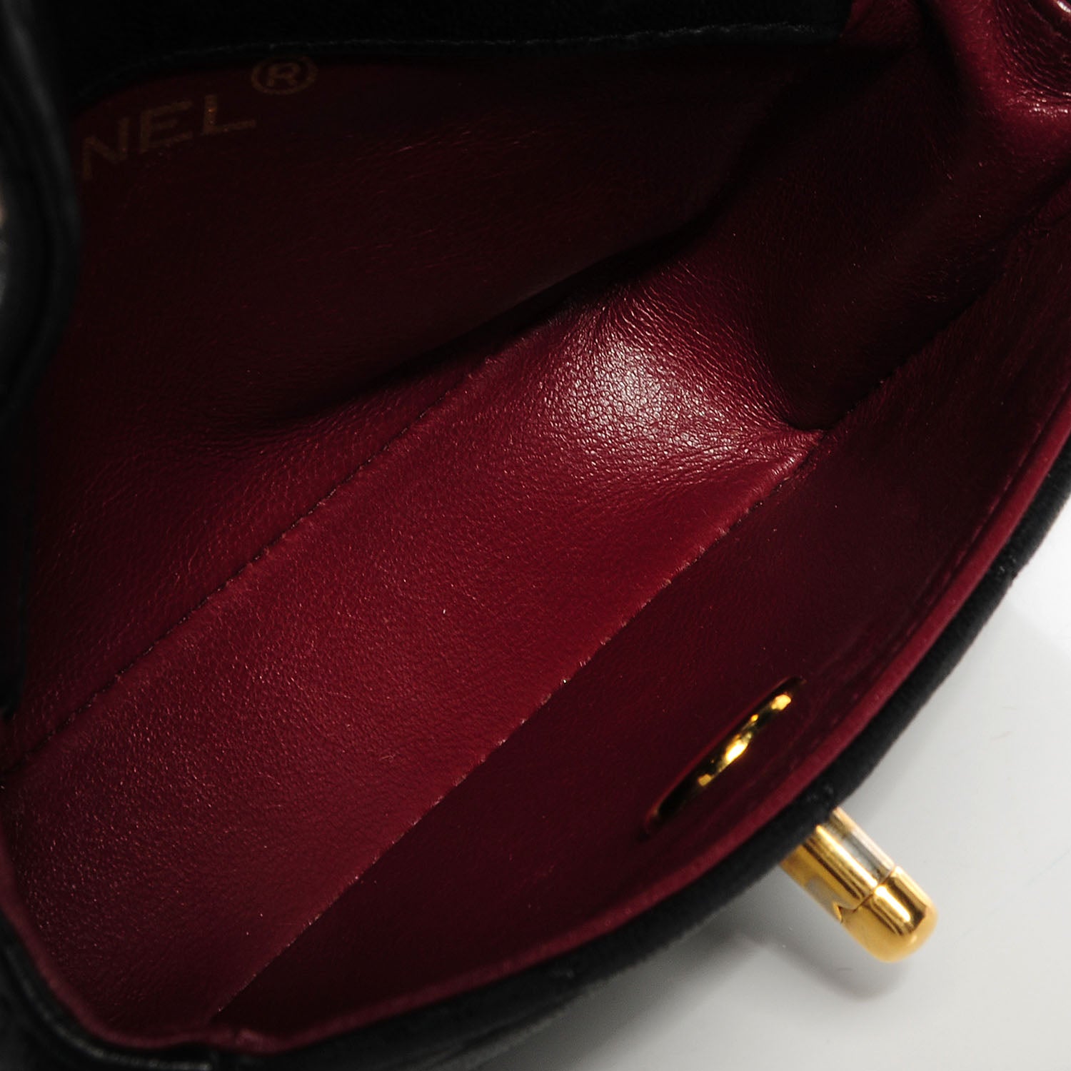 Chanel Lambskin Mini Flap Black 5 of 8
