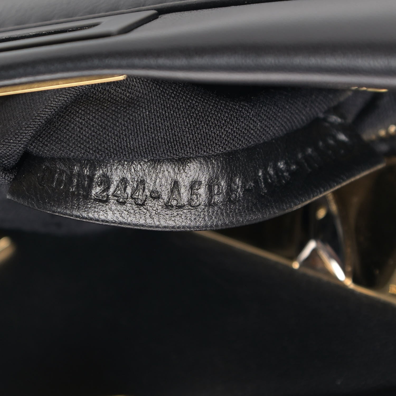 Fendi Nappa Monster Eyes Mini Peekaboo Iconic Satchel Black 9 of 12