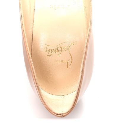 Christian Louboutin Patent Pigalle Follies 100 Pumps 39 Nude 8 of 9