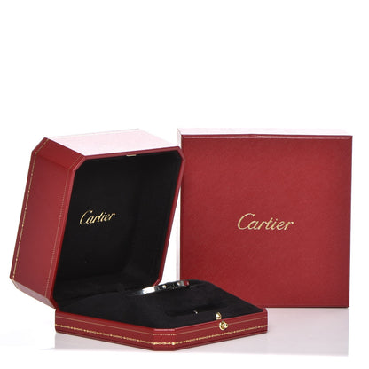 Cartier 18K White Gold 10 Diamond Small LOVE Bracelet 17 8 of 8