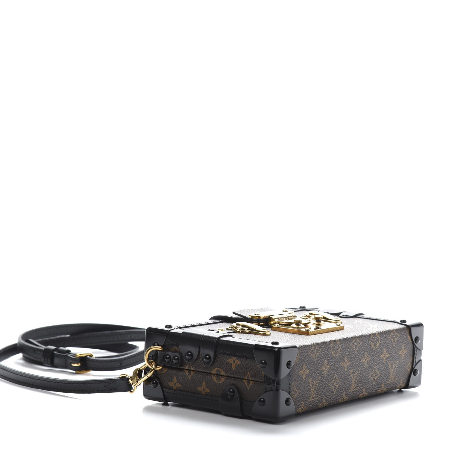 Louis Vuitton Monogram Petite Malle Black 4 of 13