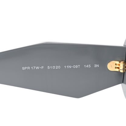 Prada Acetate Symbole Sunglasses SPR 17W Dark Grey 6 of 6