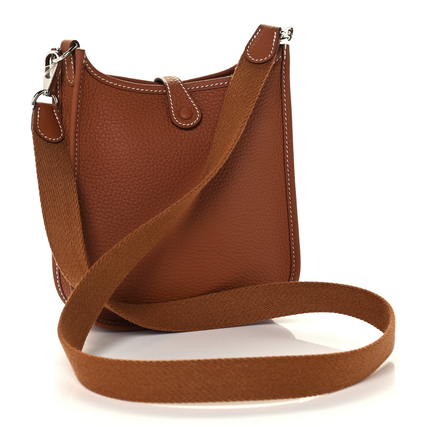 Hermes Taurillon Clemence Evelyne TPM Gold 3 of 9