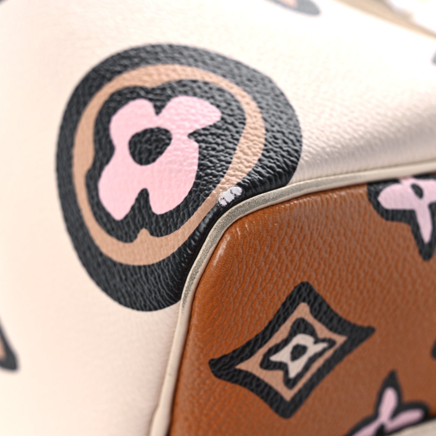 Monogram Giant Wild At Heart Speedy Bandouliere 25 Creme