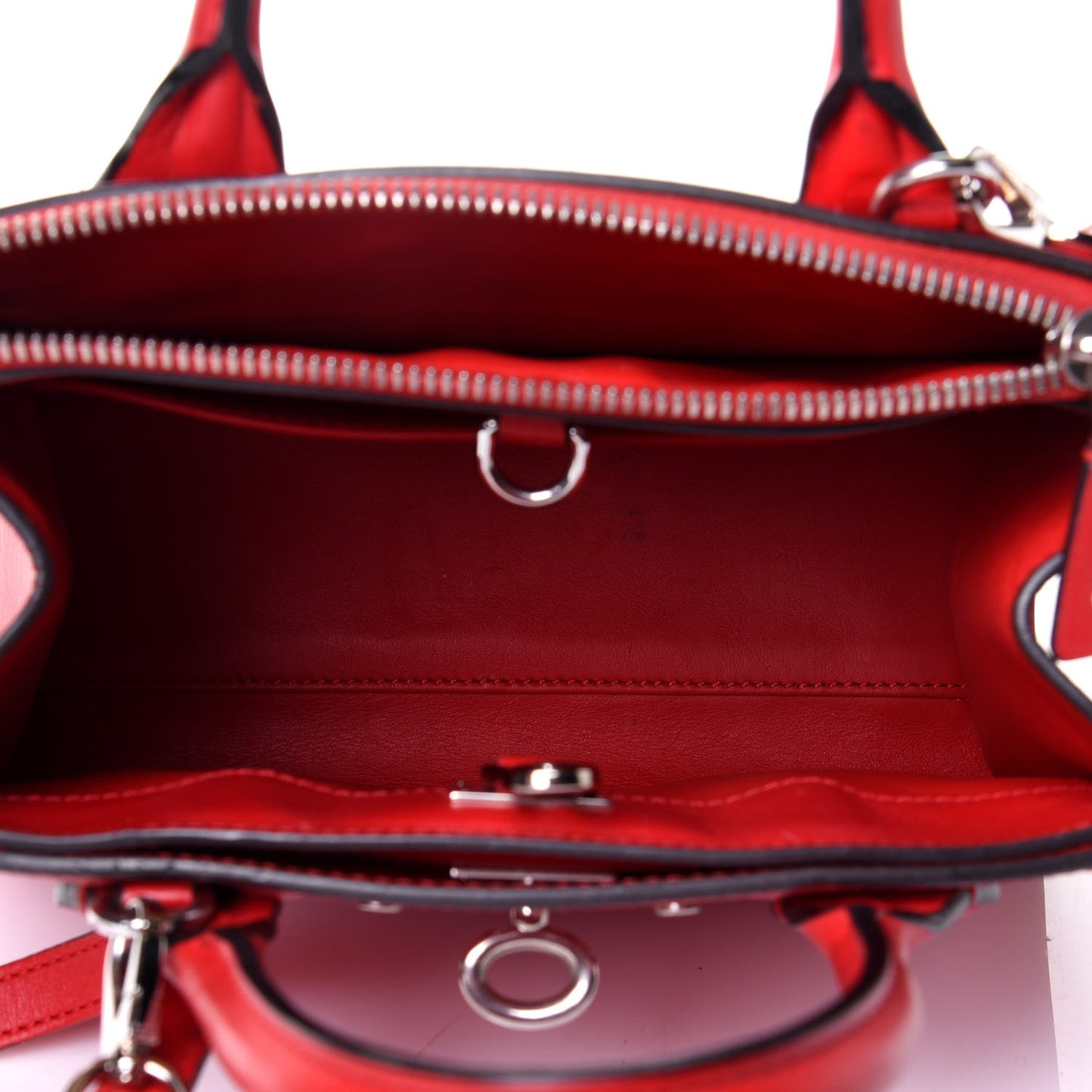 Calfskin City Steamer Mini Rubis
