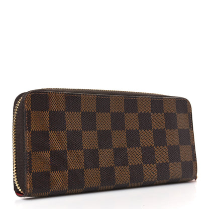 Louis Vuitton Damier Ebene Clemence Wallet Cherry 3 of 6