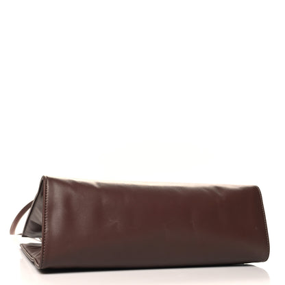 Telfar Vegan Leather Medium Shopping Bag Chocolate 4 of 9