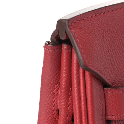Hermes Epsom Birkin 30 Rouge Casaque 35 of 42