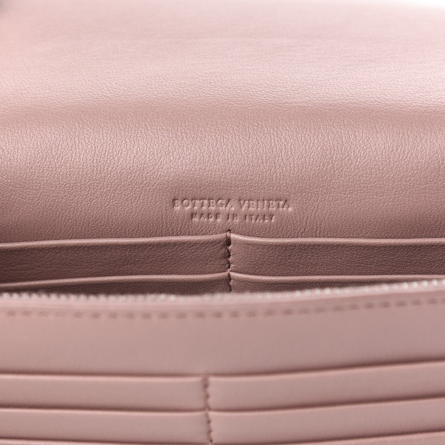 Bottega Veneta Nappa Intrecciato Chain Wallet Deco Rose 6 of 9