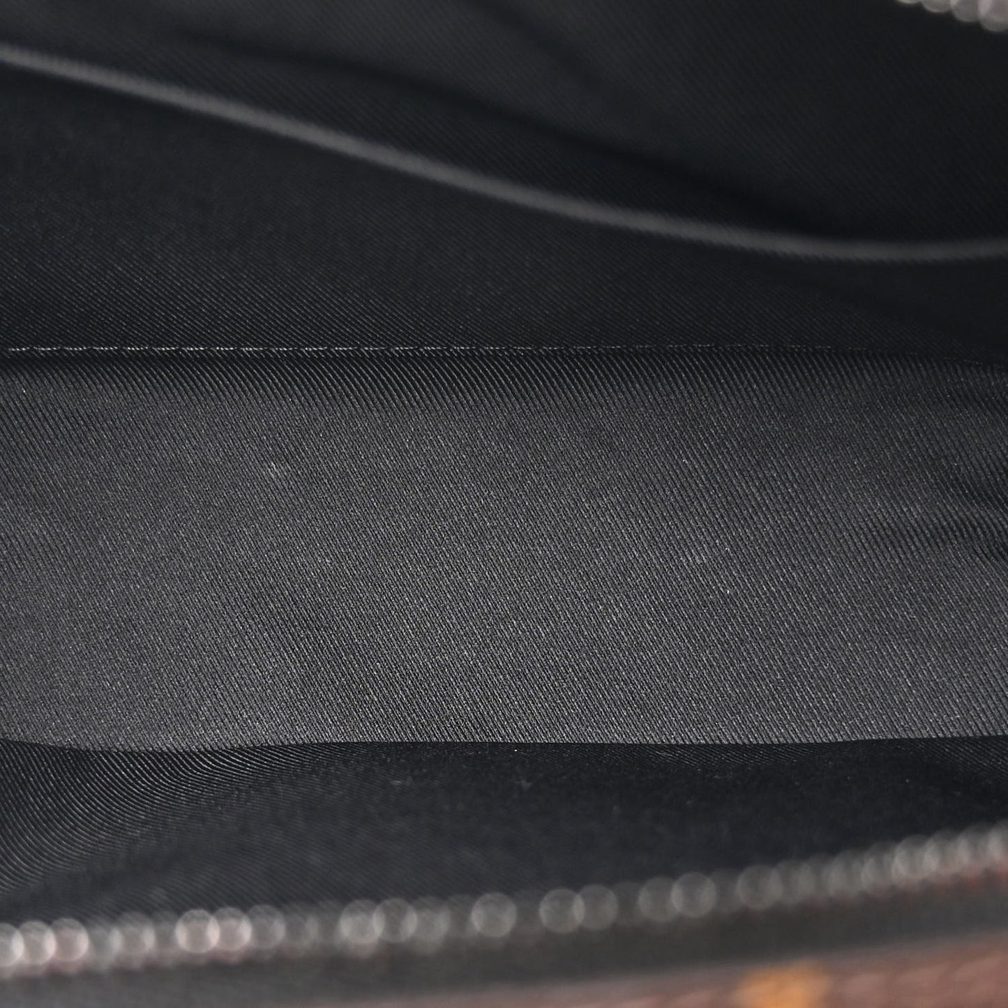 Monogram Macassar Handle Soft Trunk Black