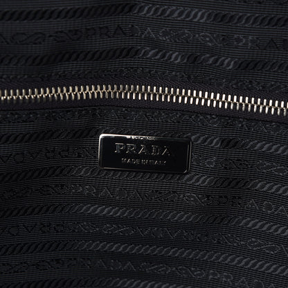 Prada Tessuto Nylon Saffiano Trolley Luggage Black 7 of 13