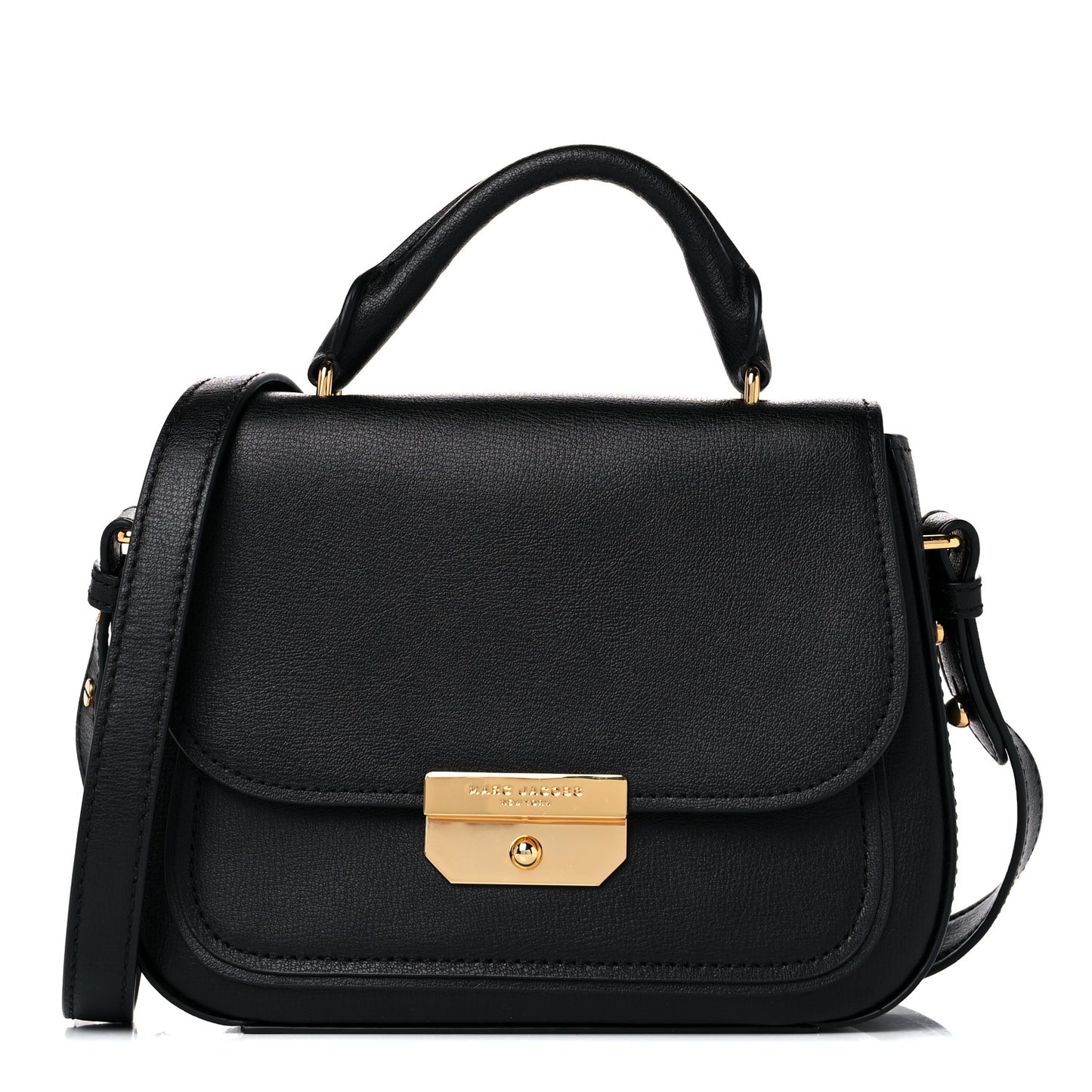 Calfskin Rider Top Handle Black
